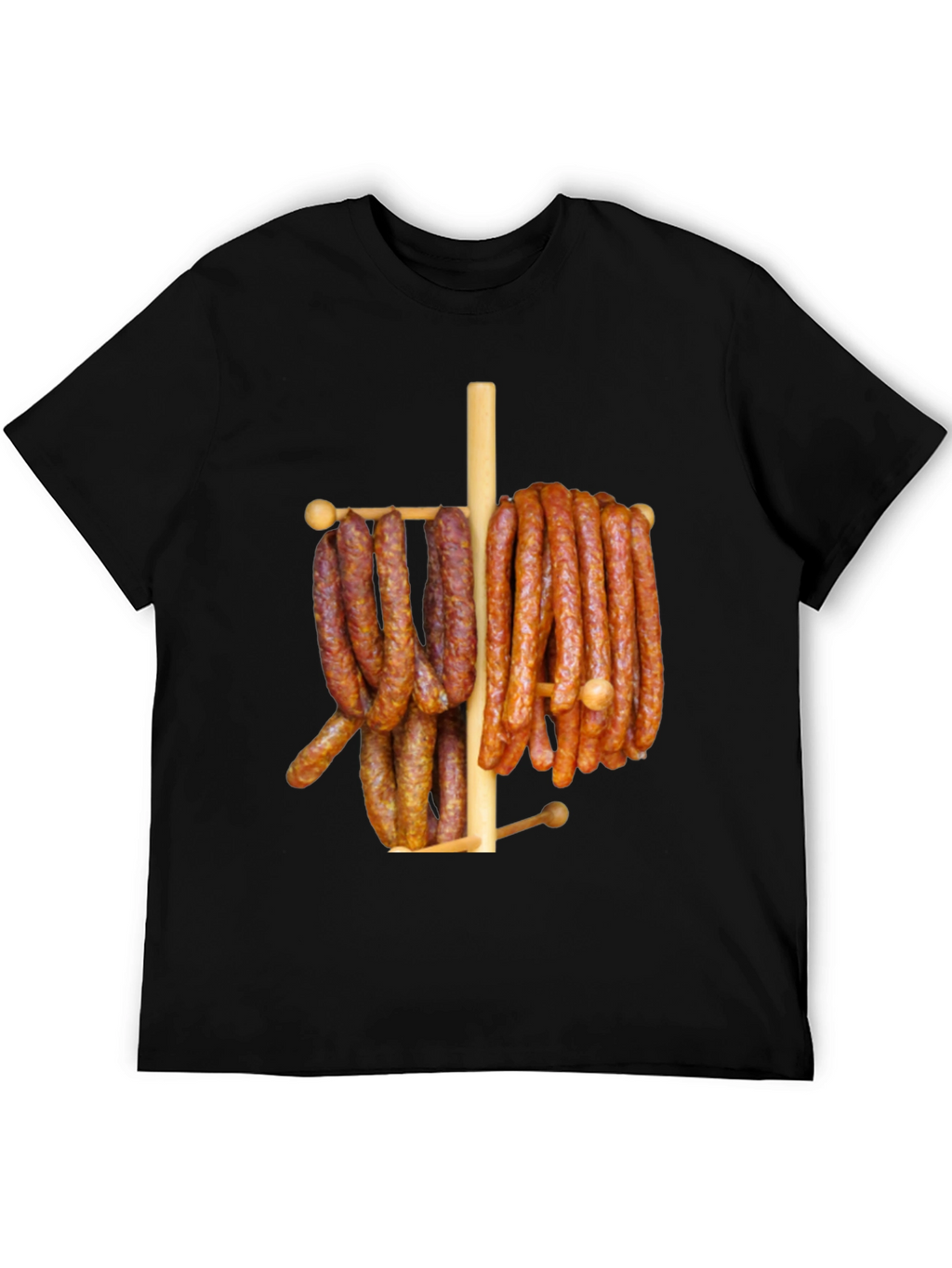 Funny Sausage Meat Lover Graphic T-Shirt