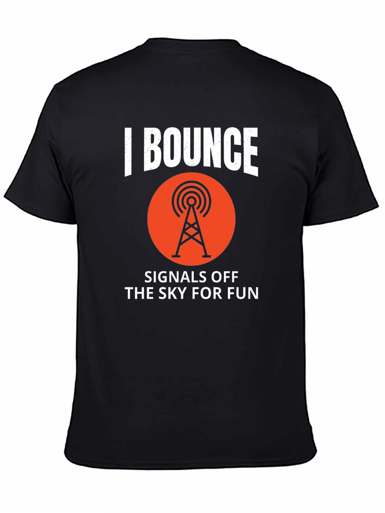 Bounce Signals T-Shirt - Amateur Radio Ham Operator Tee