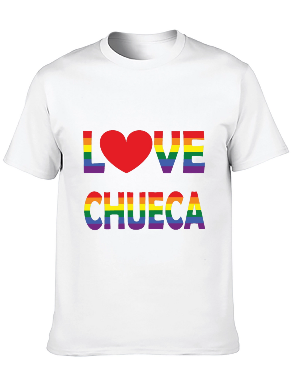 Love Chueca Rainbow Heart T-Shirt