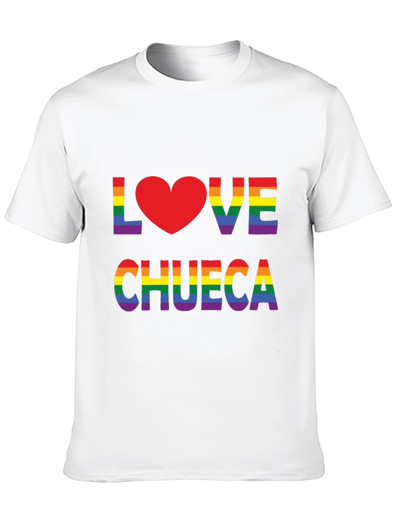 Love Chueca Rainbow Heart T-Shirt