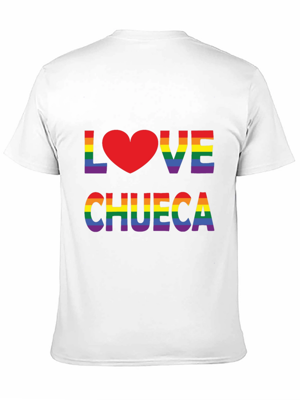 Love Chueca Rainbow Heart T-Shirt
