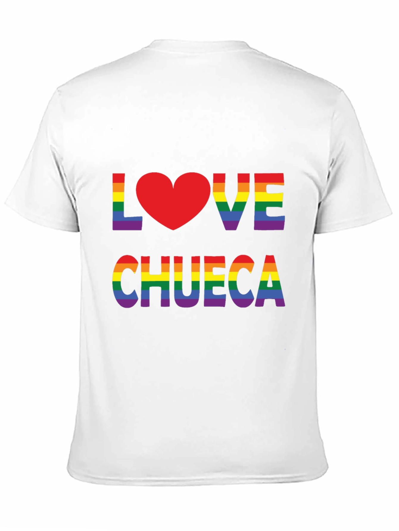Love Chueca Rainbow Heart T-Shirt