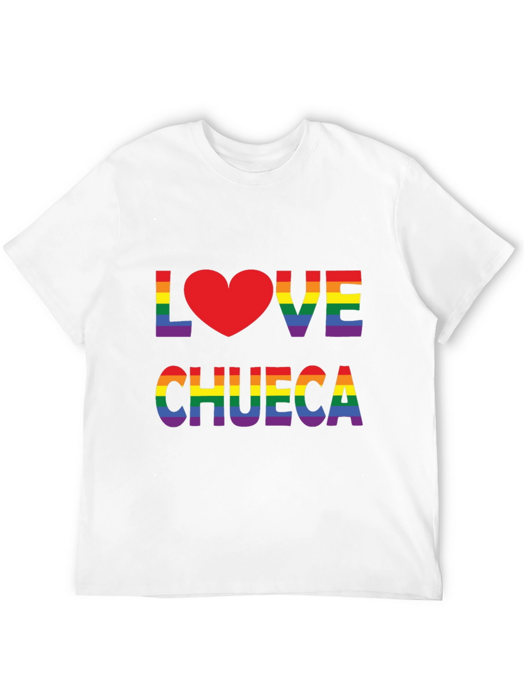 Love Chueca Rainbow Heart T-Shirt