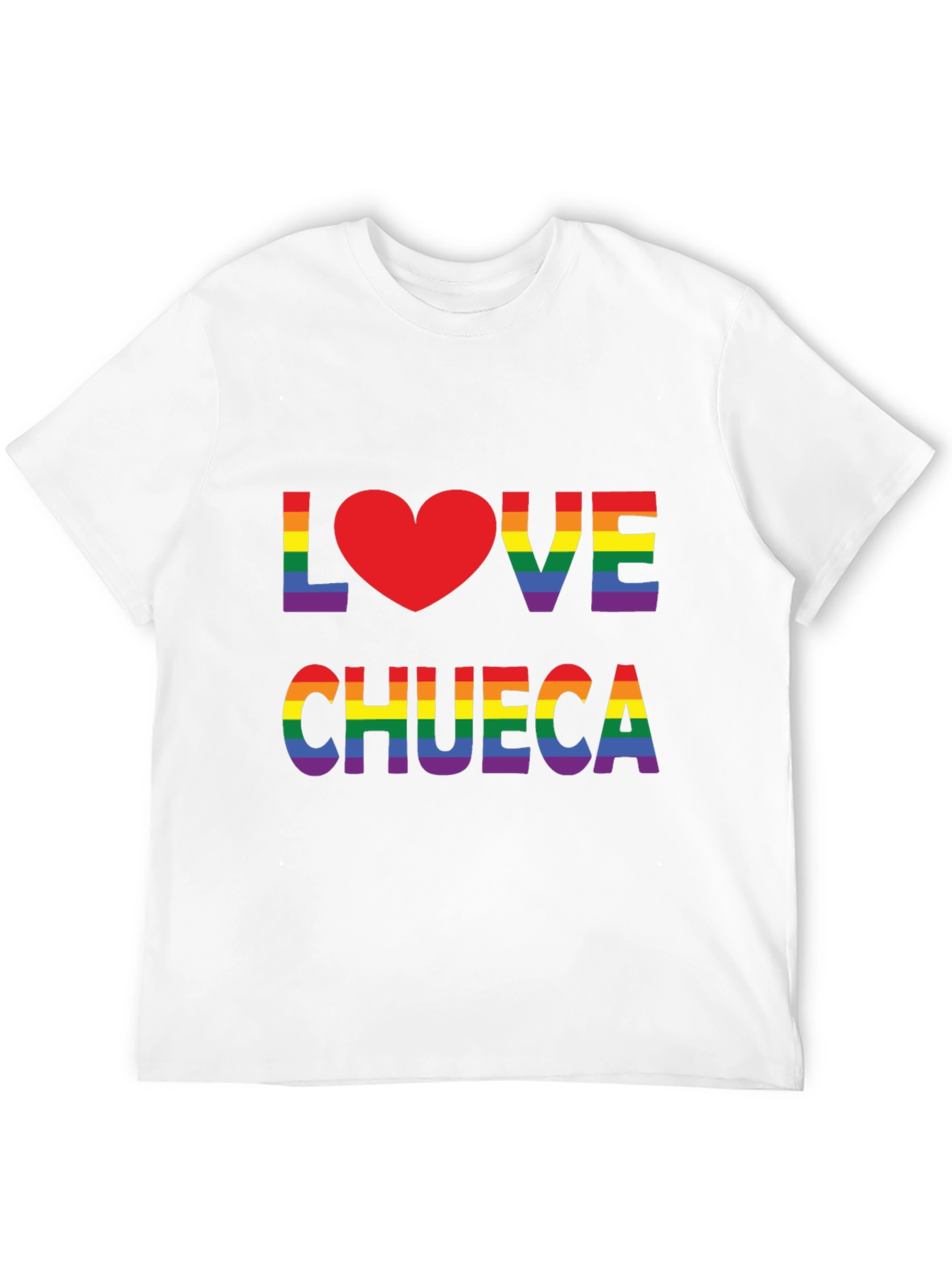 Love Chueca Rainbow Heart T-Shirt