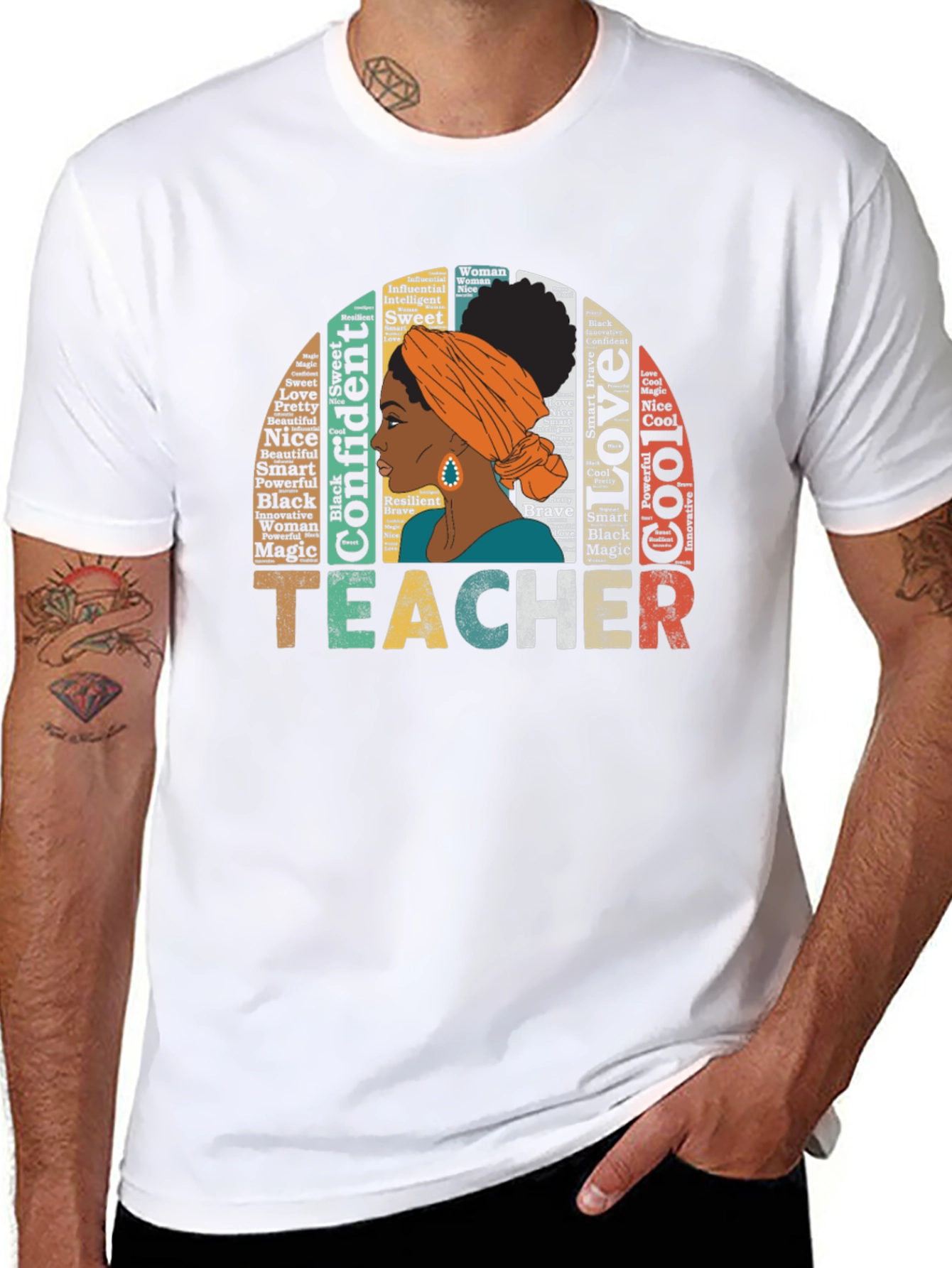 Teacher Black Pride T-Shirt