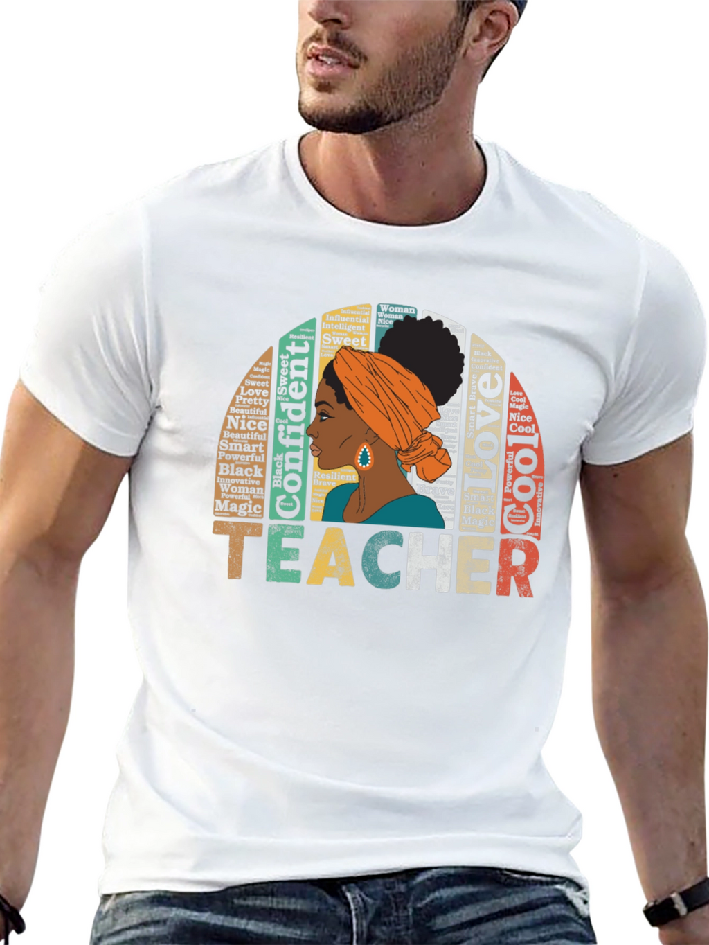 Teacher Black Pride T-Shirt