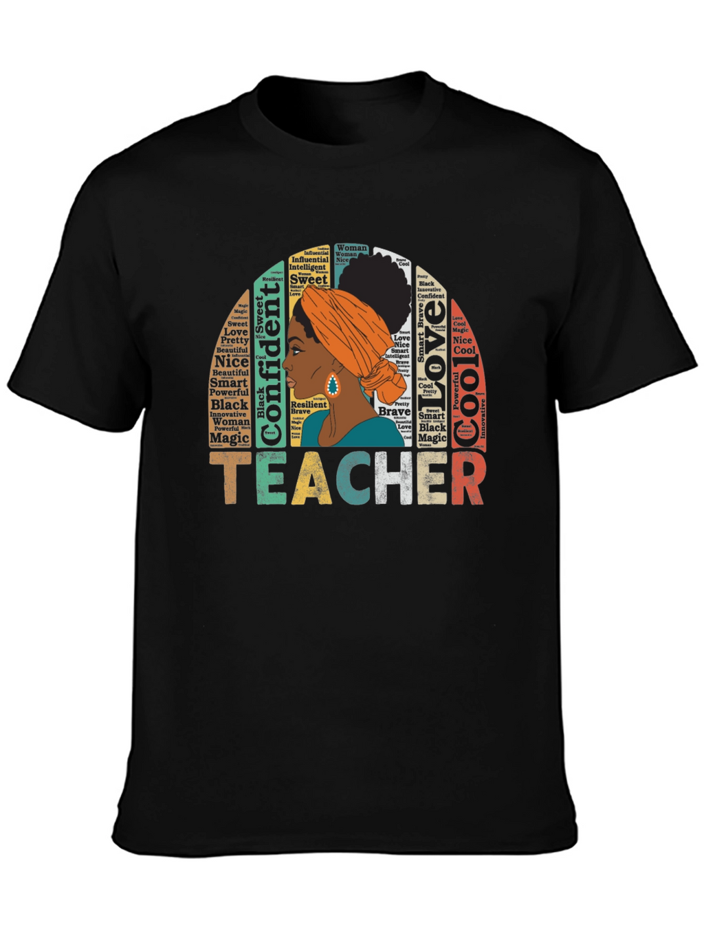 Teacher Black Pride T-Shirt