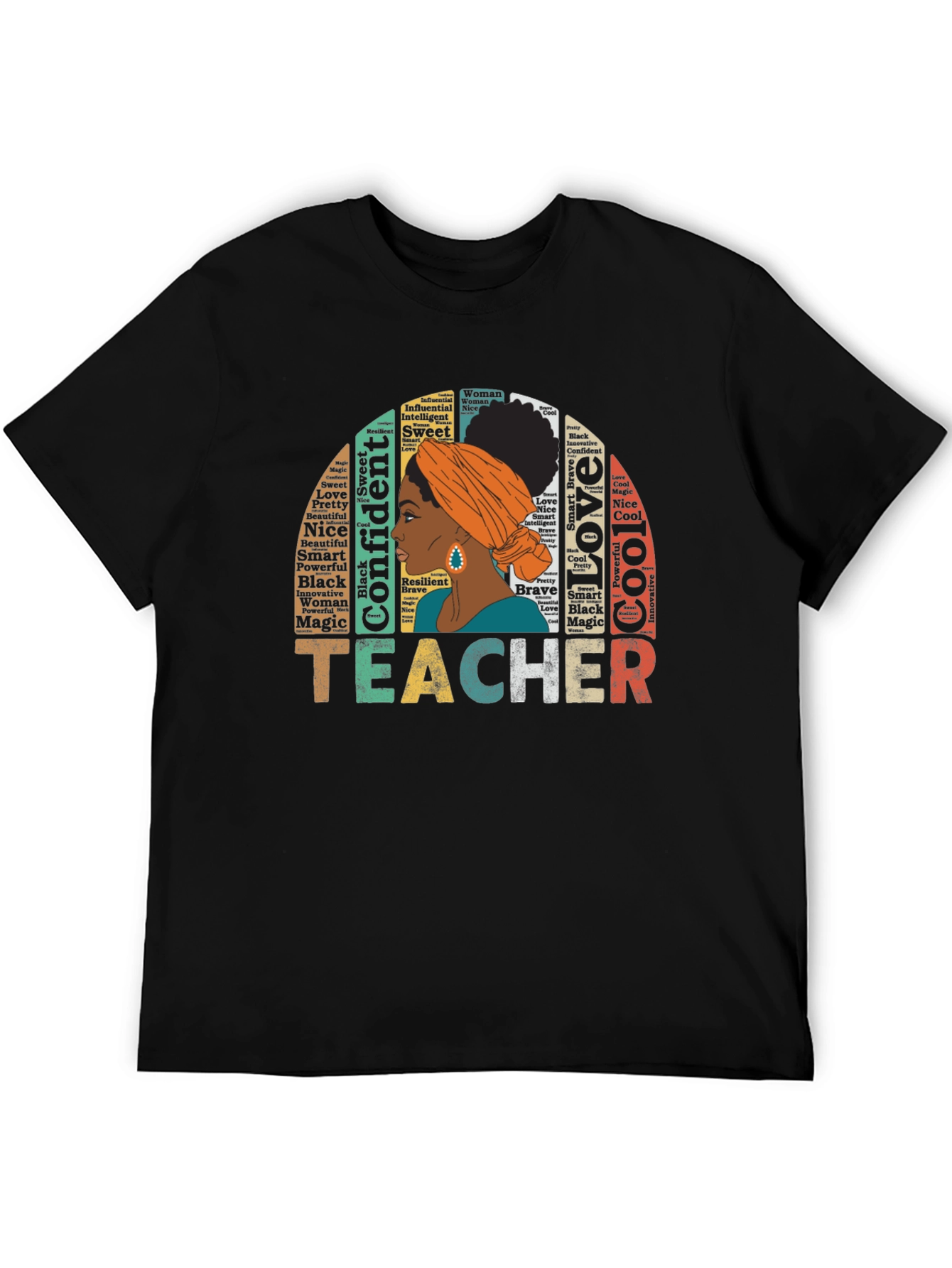 Teacher Black Pride T-Shirt