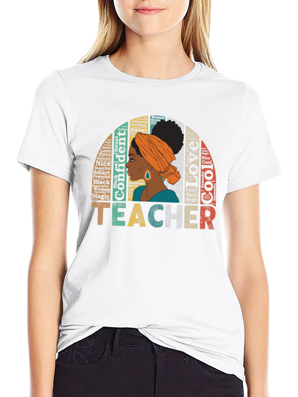 Teacher Black Pride T-Shirt