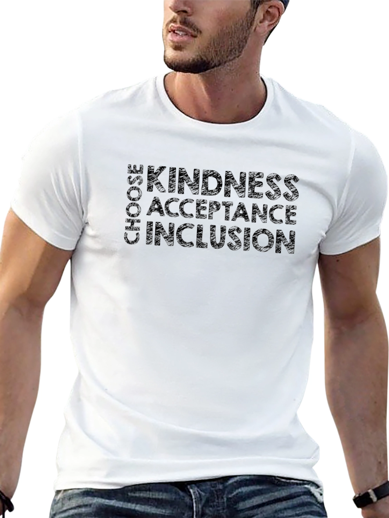 Kindness Acceptance Inclusion Tee - Choose Love T-Shirt