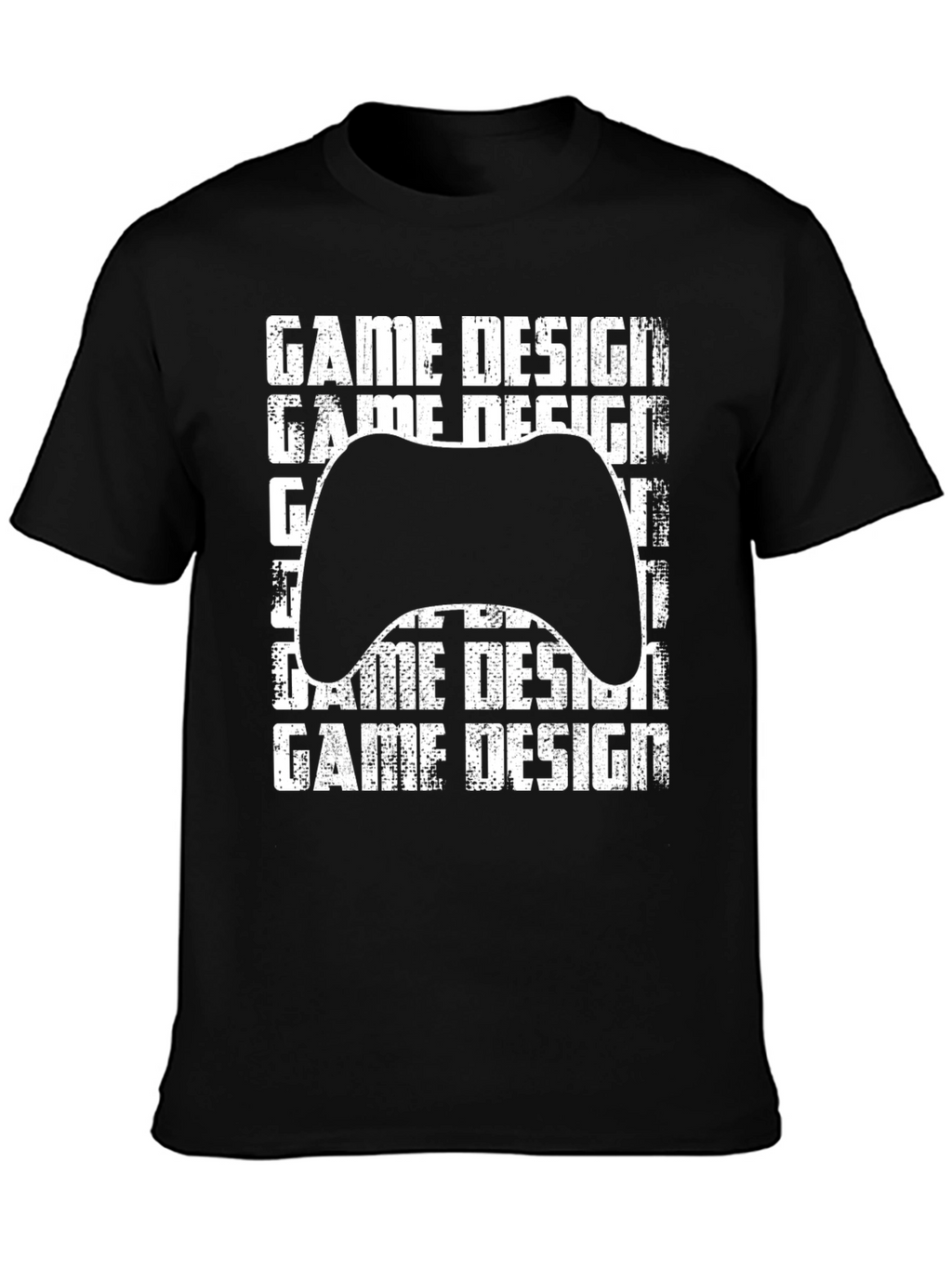 Game Design Controller Graphic Black T-Shirt