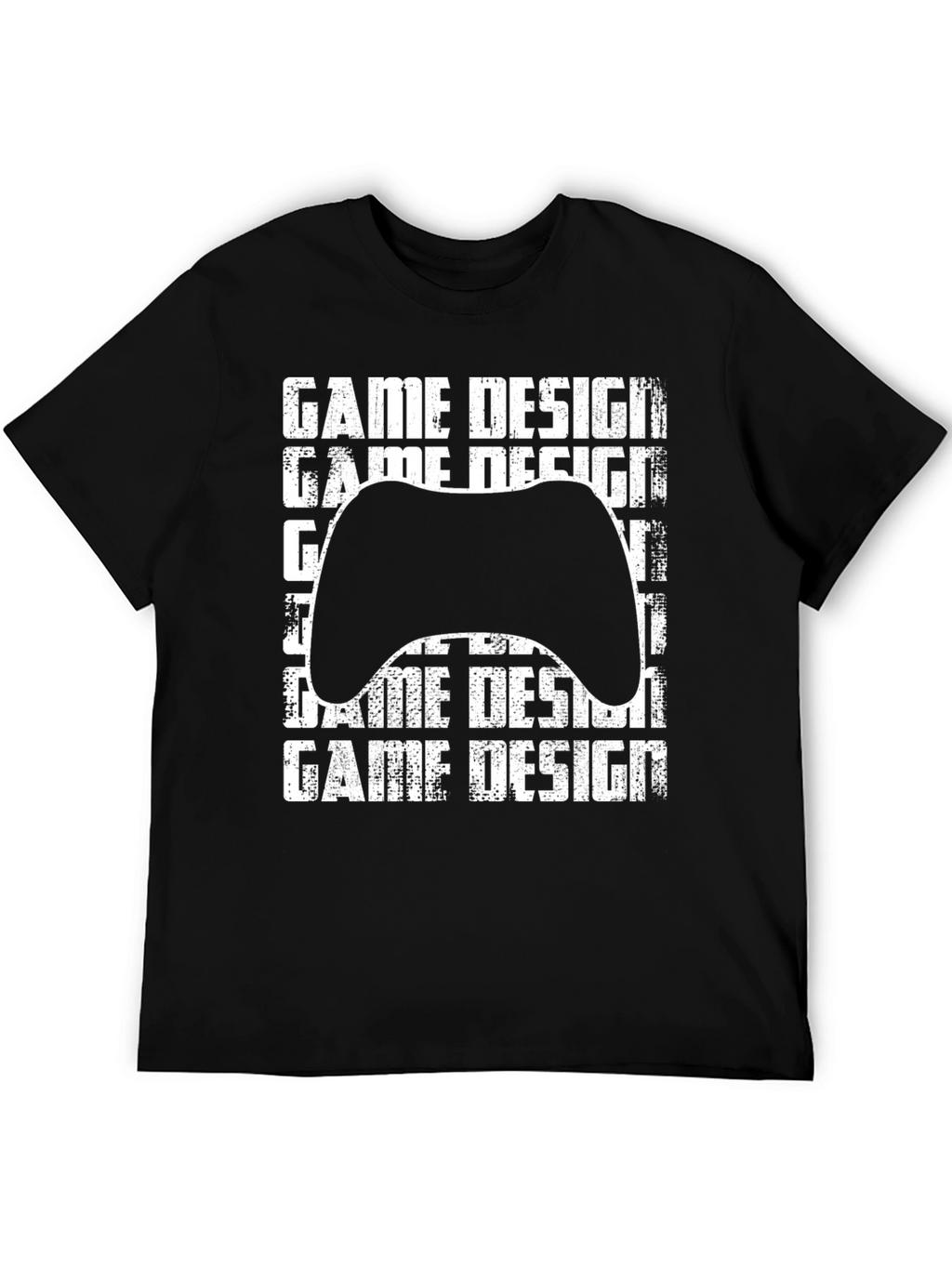 Game Design Controller Graphic Black T-Shirt