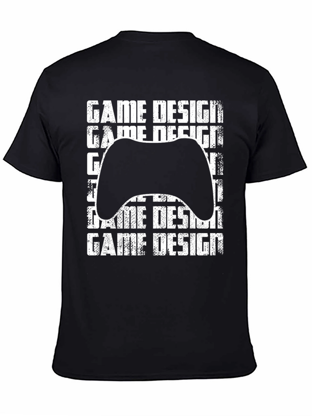 Game Design Controller Graphic Black T-Shirt