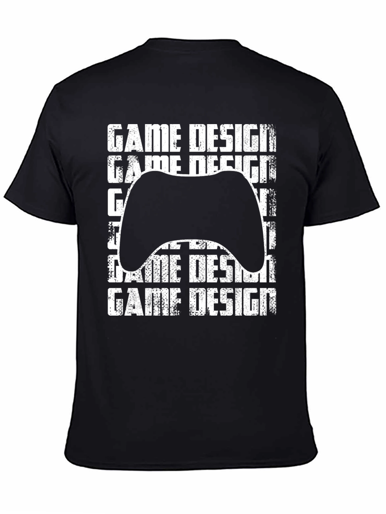 Game Design Controller Graphic Black T-Shirt