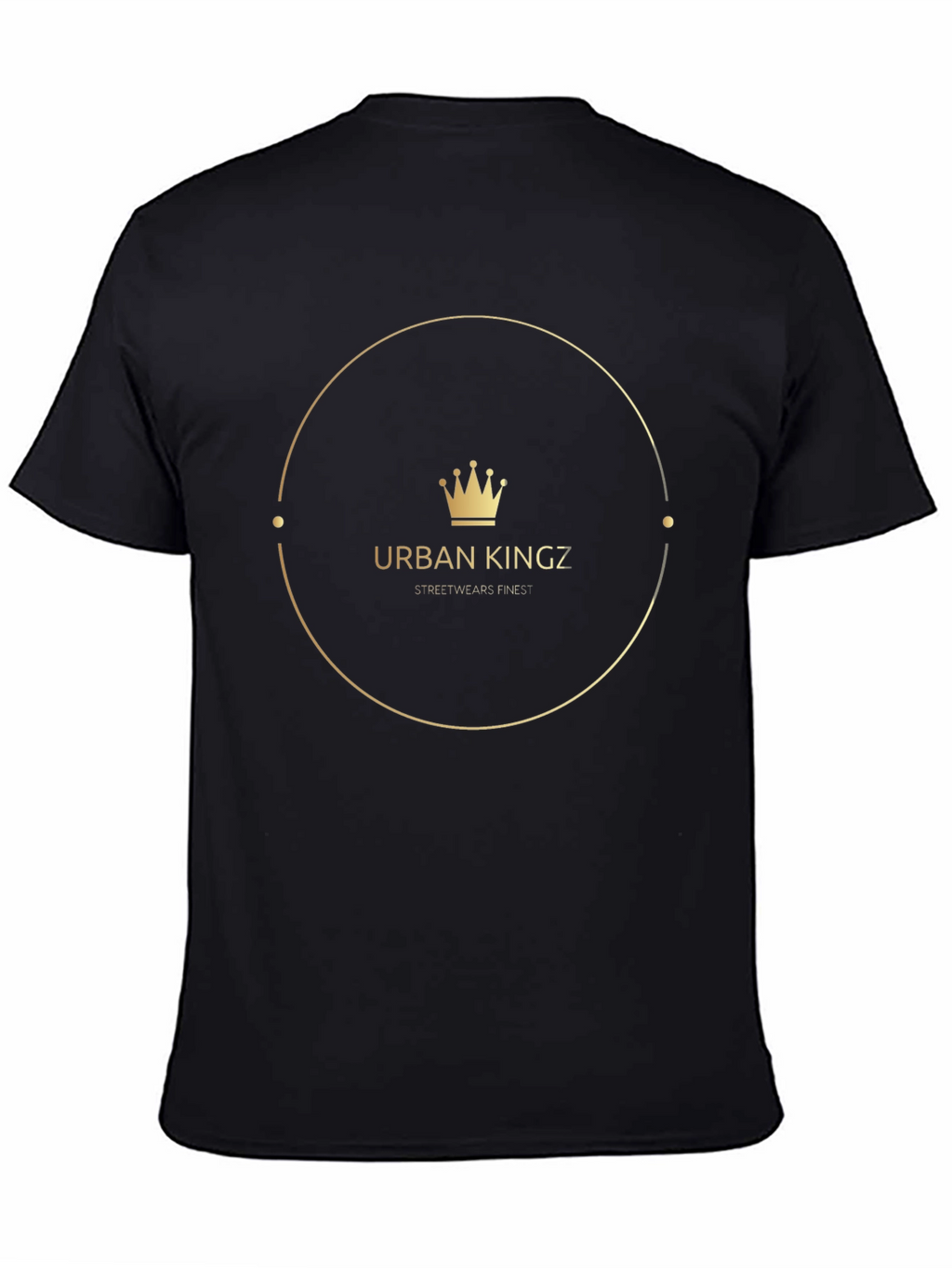 Urban Kingz Black Graphic Tee
