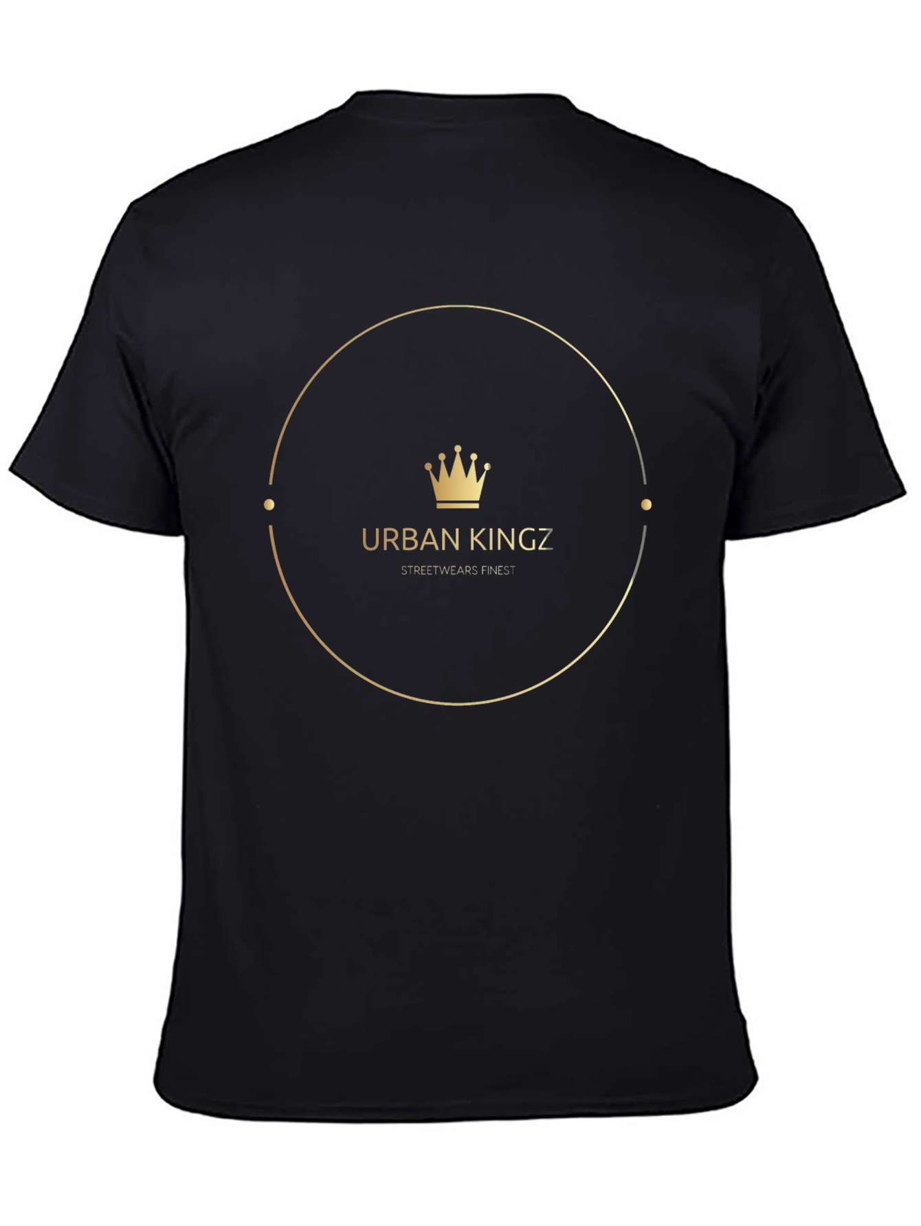 Urban Kingz Black Graphic Tee