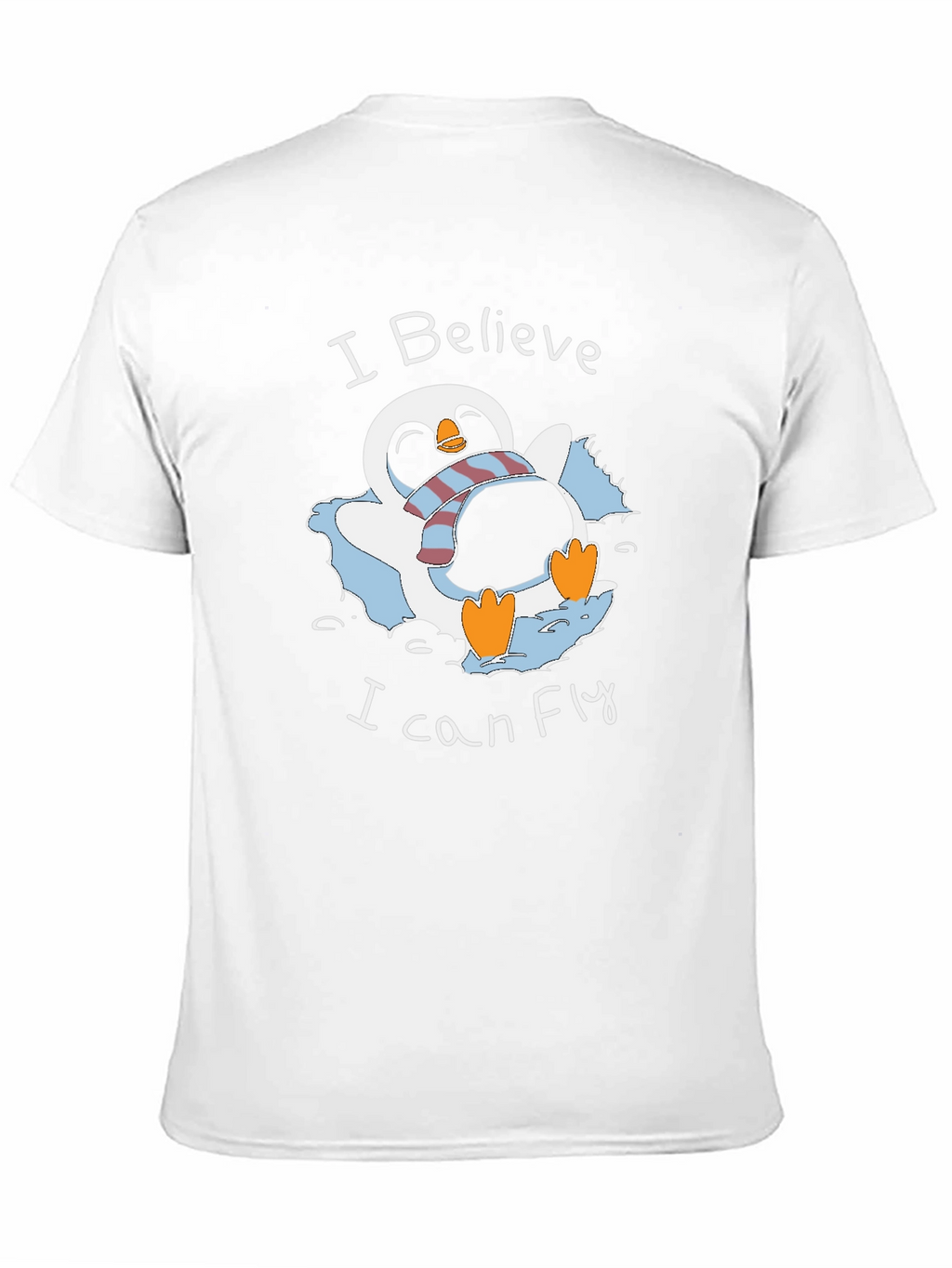 I Believe I Can Fly Penguin Graphic T-Shirt
