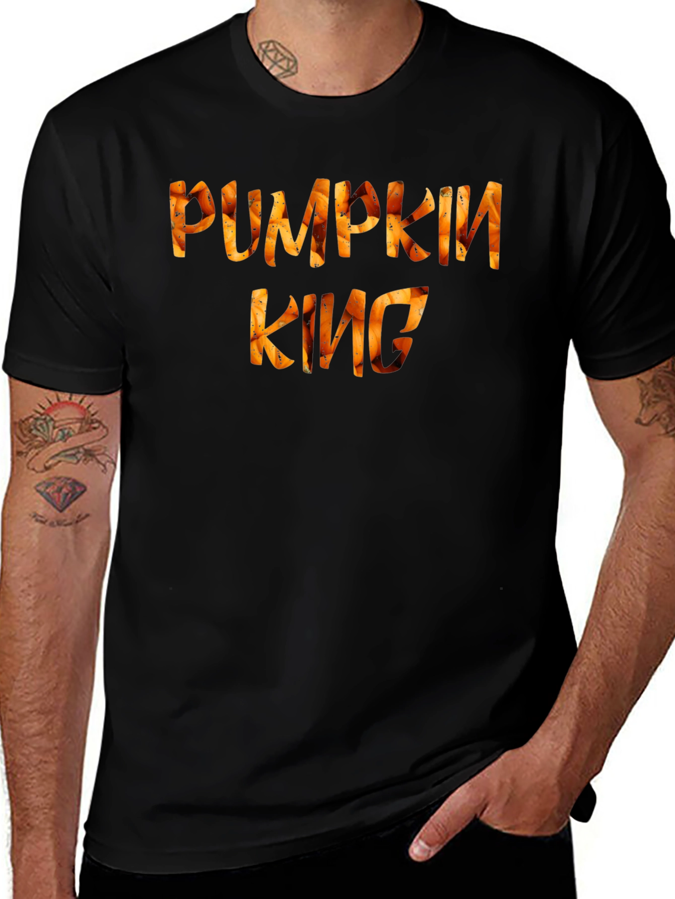 Pumpkin King Graphic Tee - Halloween Apparel