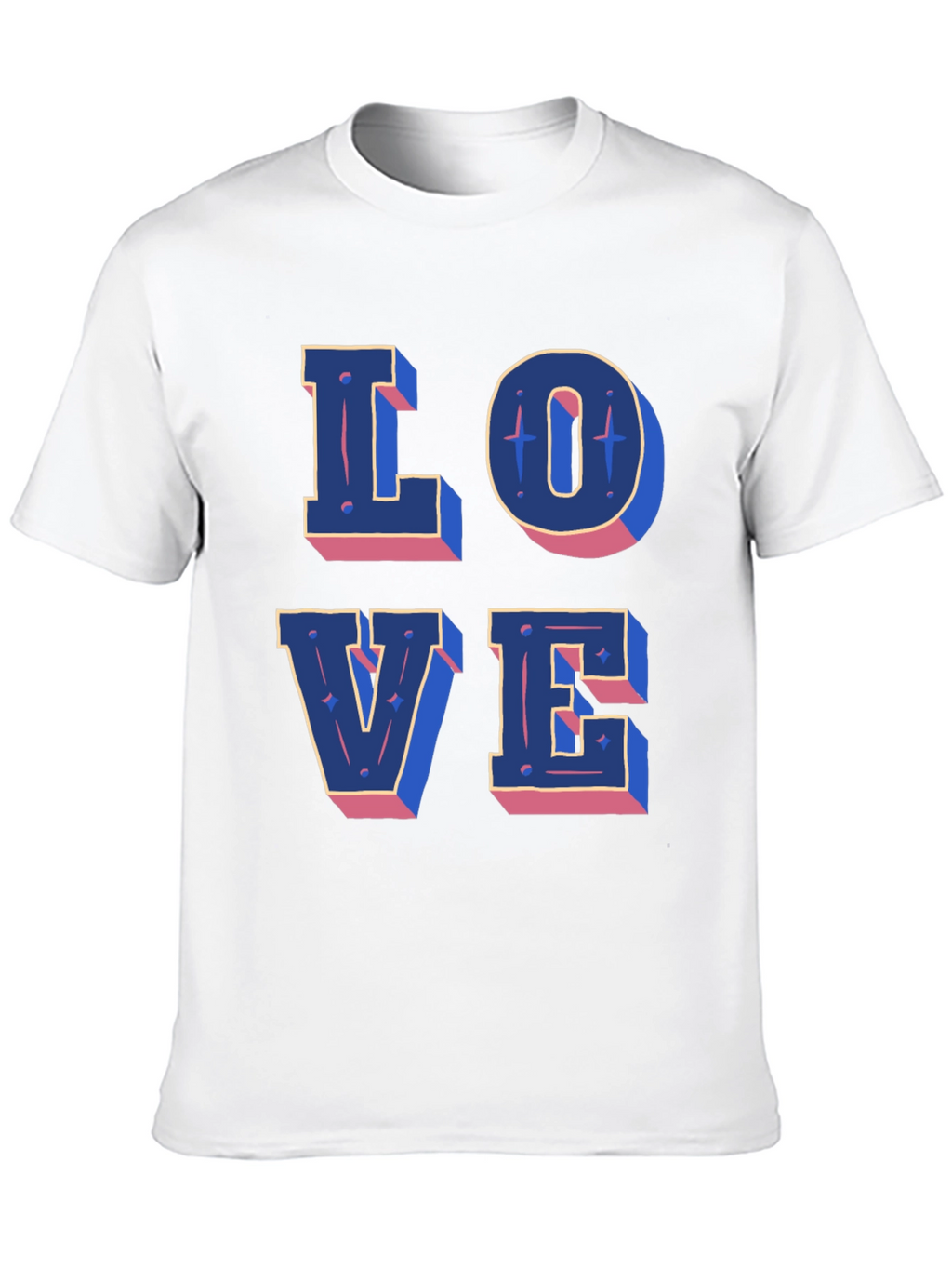 Love Graphic Print Black Casual T-Shirt
