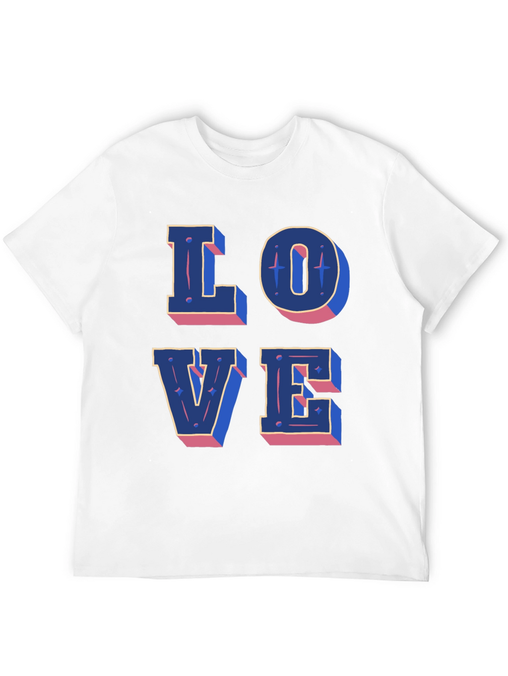 Love Graphic Print Black Casual T-Shirt