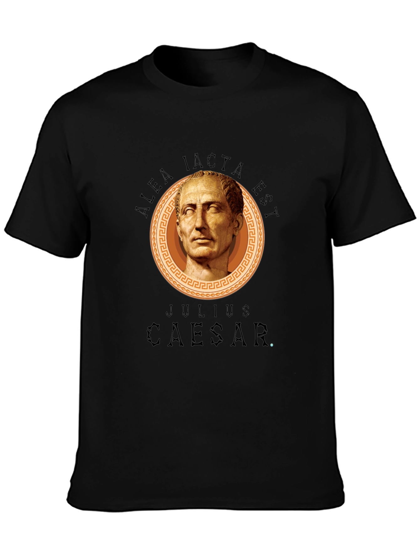Julius Caesar Black Graphic T-Shirt