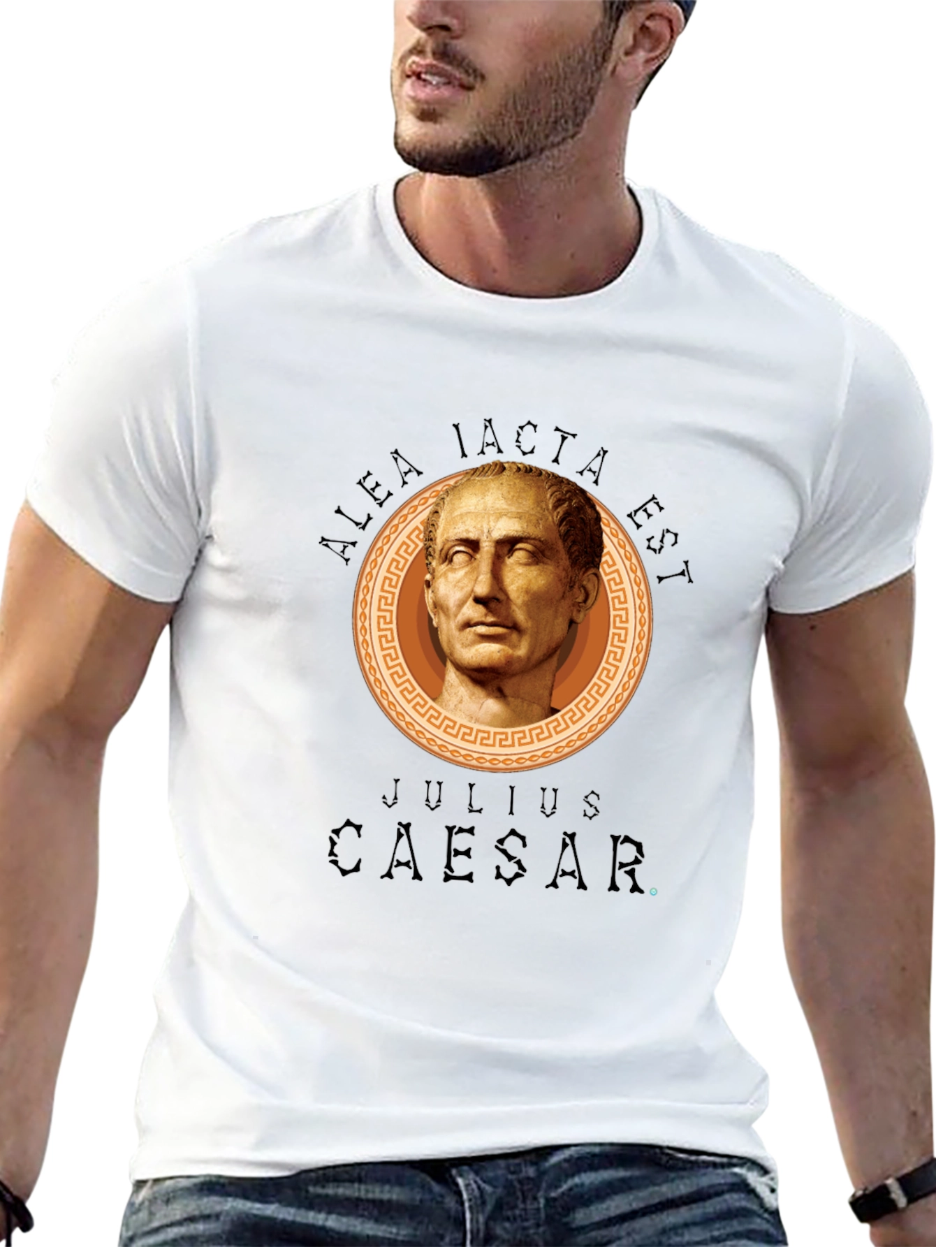 Julius Caesar Black Graphic T-Shirt
