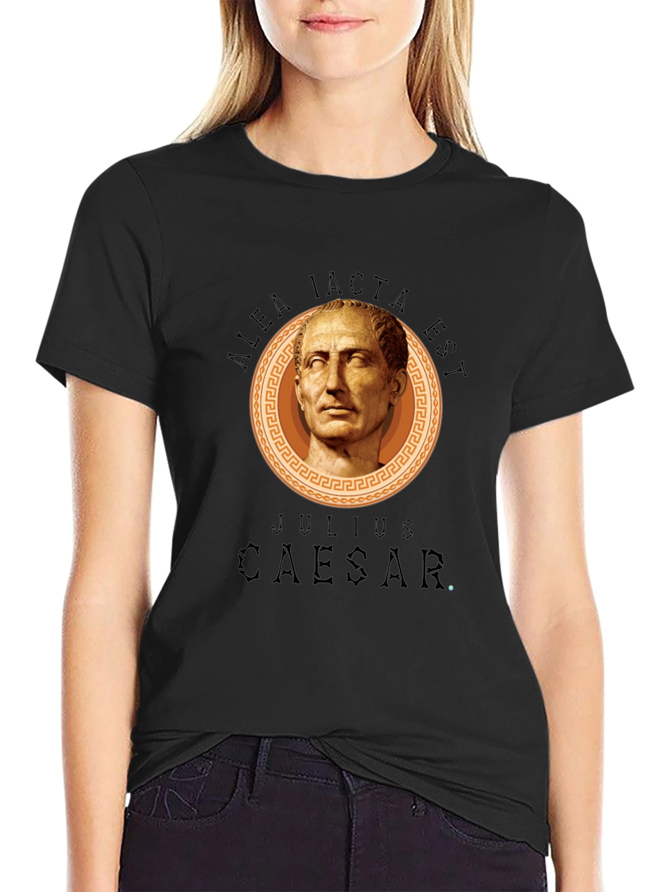 Julius Caesar Black Graphic T-Shirt