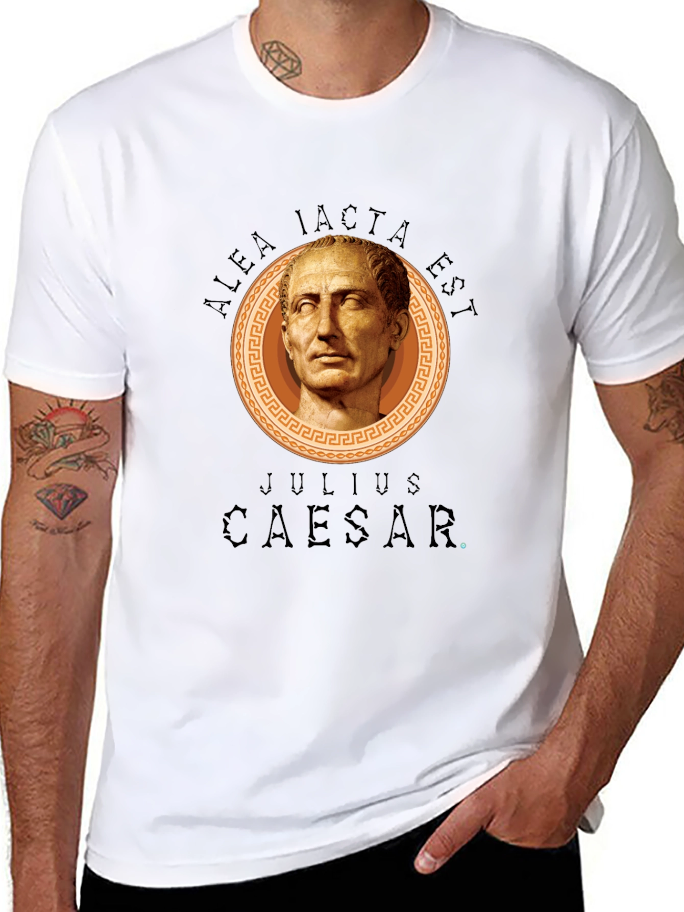 Julius Caesar Black Graphic T-Shirt