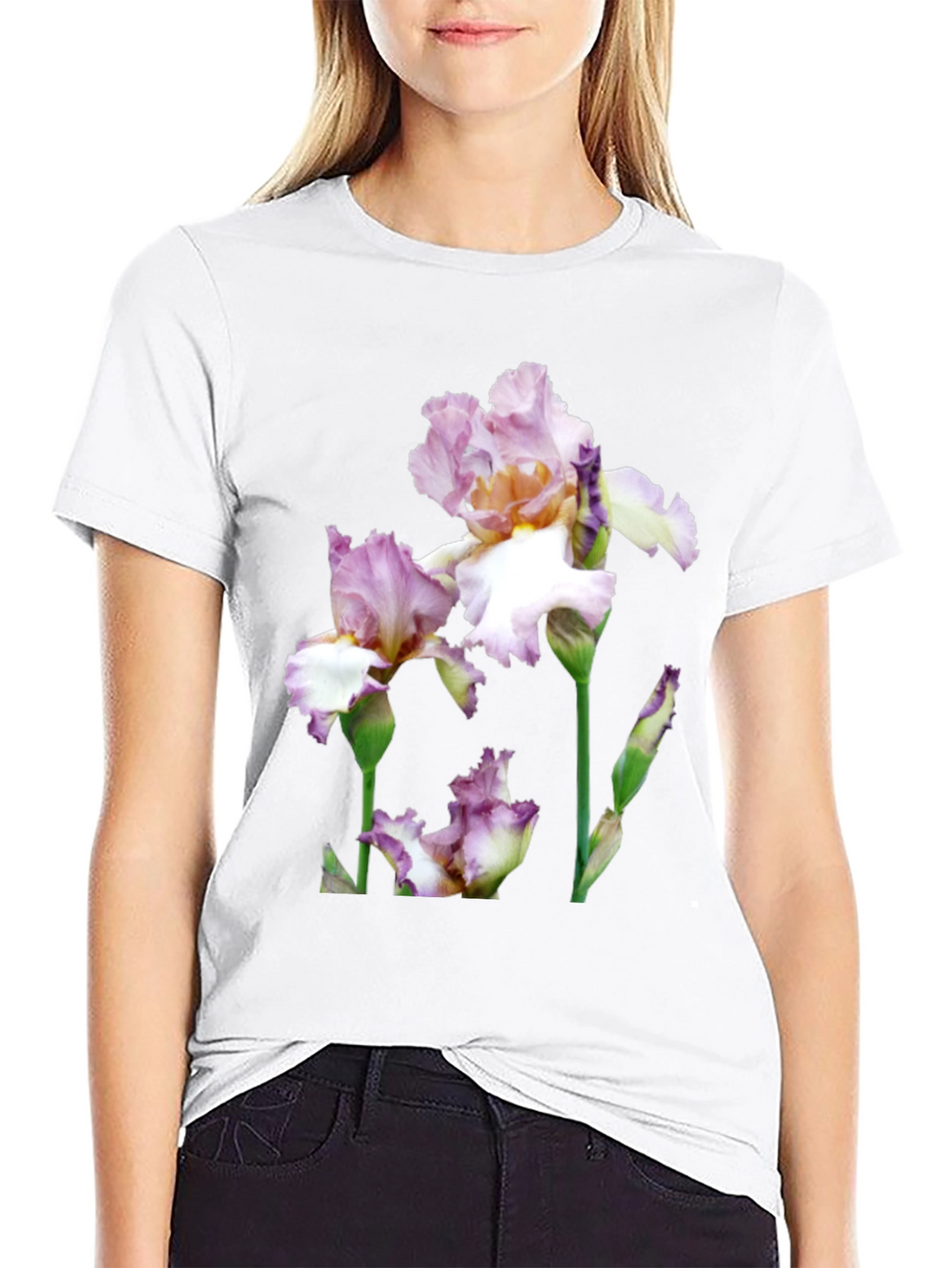 Floral Iris Graphic T-Shirt