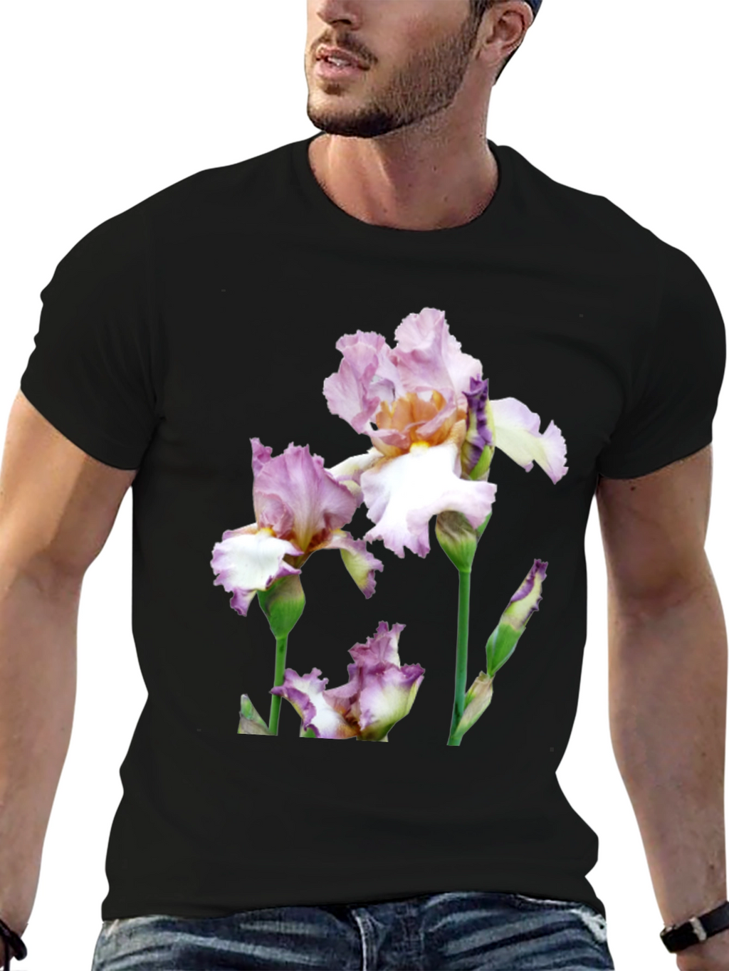 Floral Iris Graphic T-Shirt