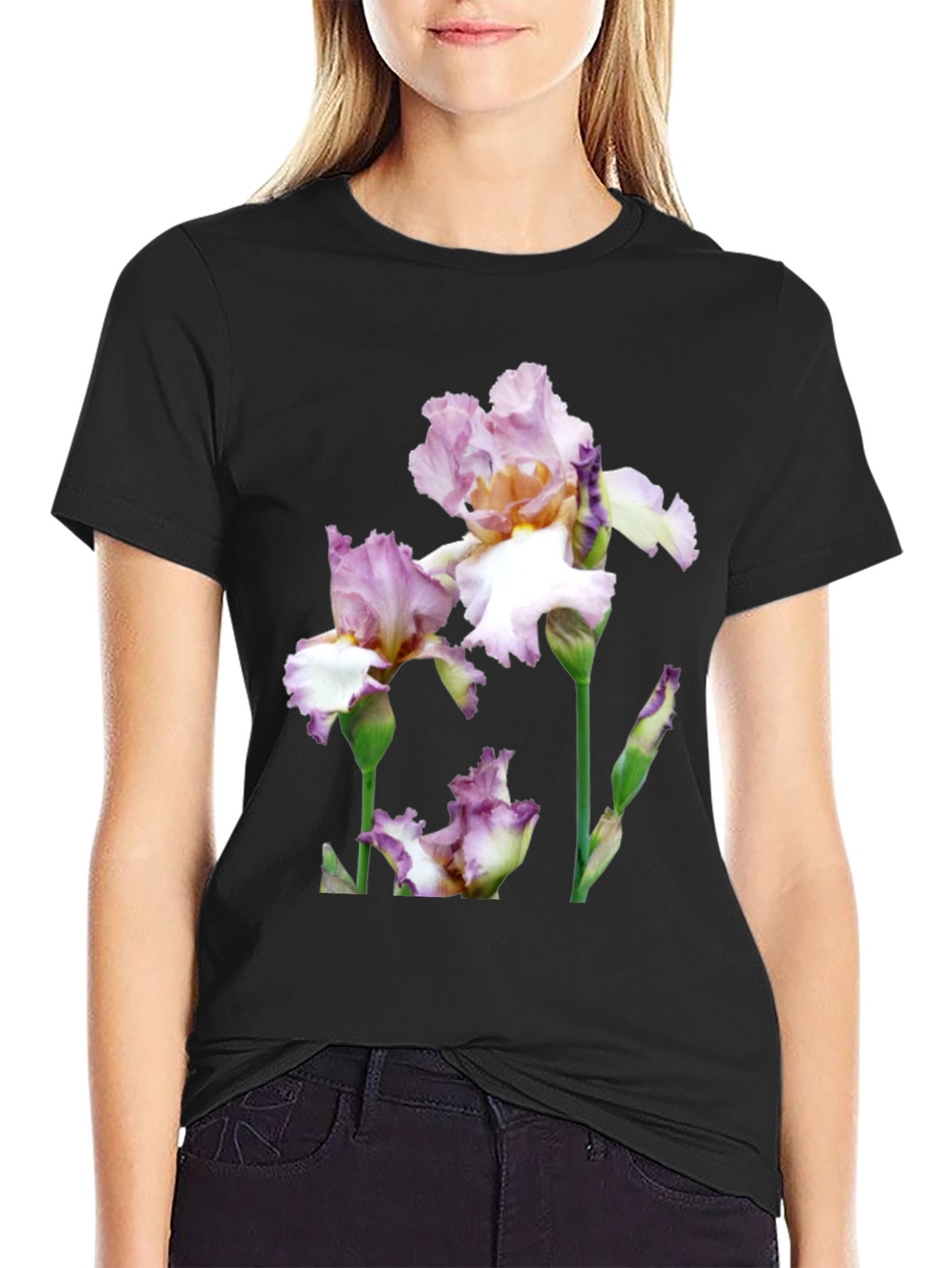 Floral Iris Graphic T-Shirt