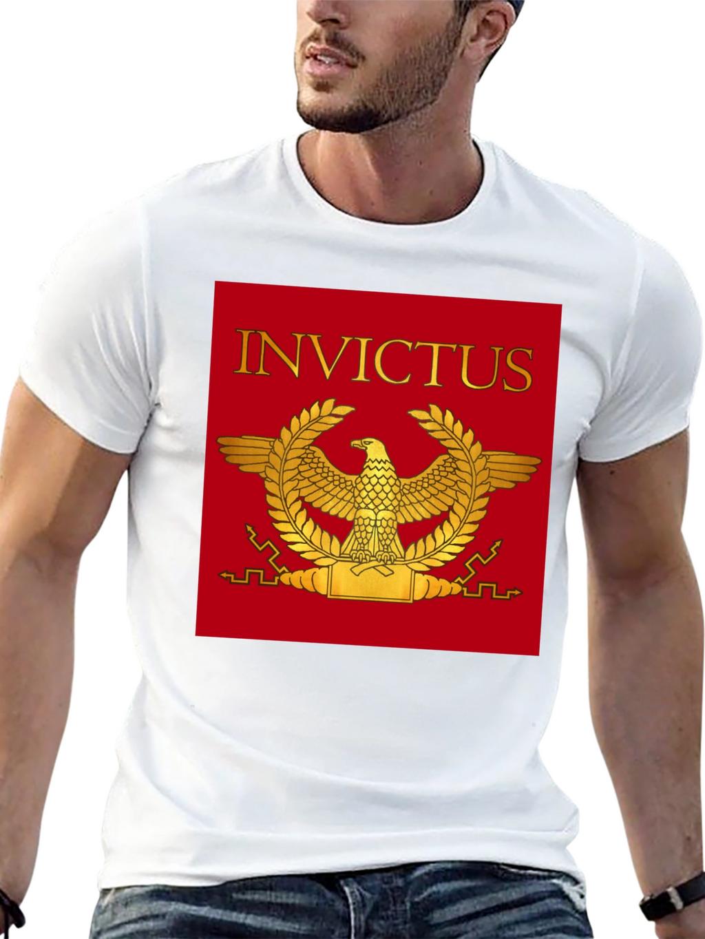 Invictus Roman Eagle Graphic T-Shirt
