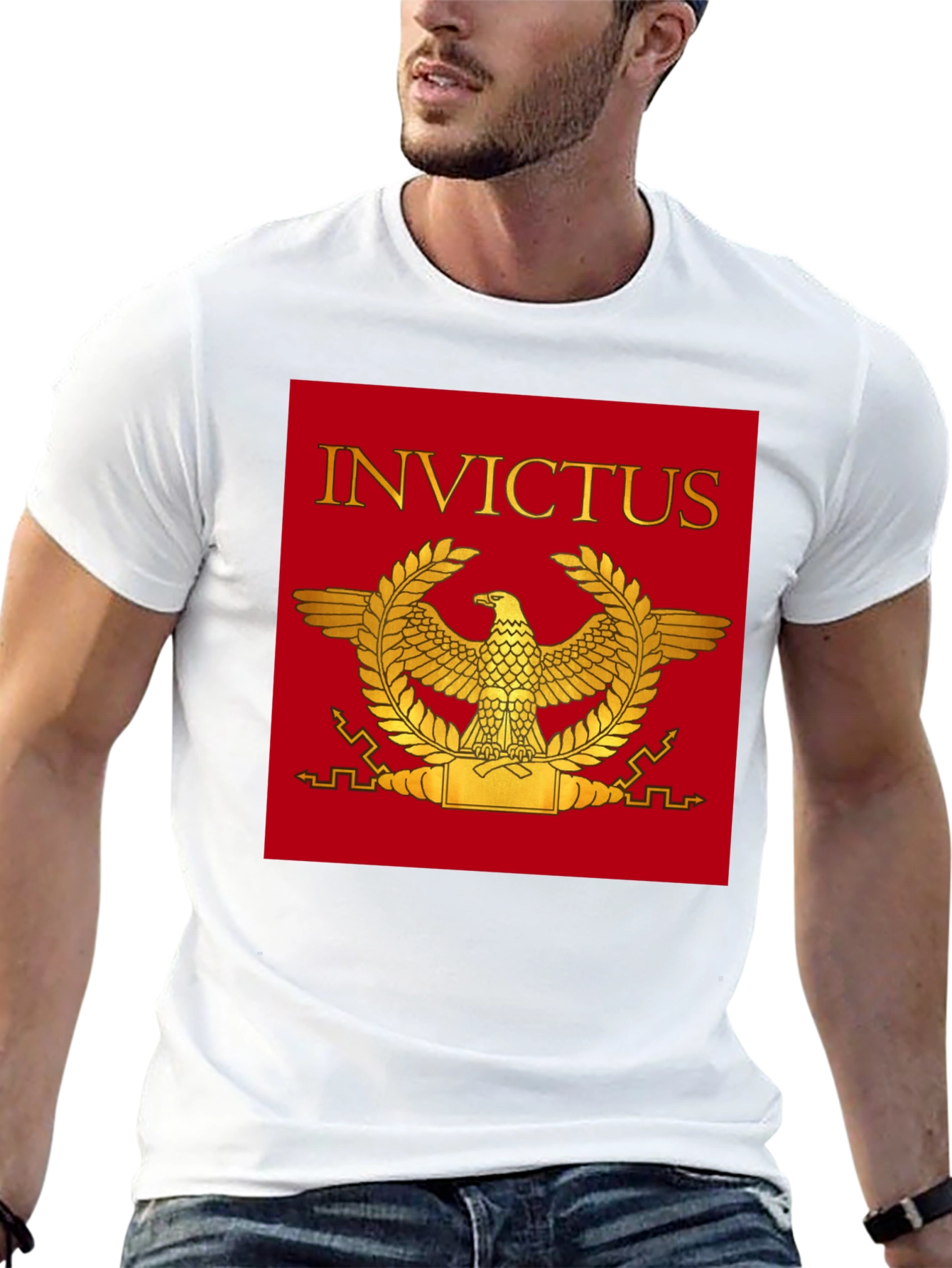 Invictus Roman Eagle Graphic T-Shirt