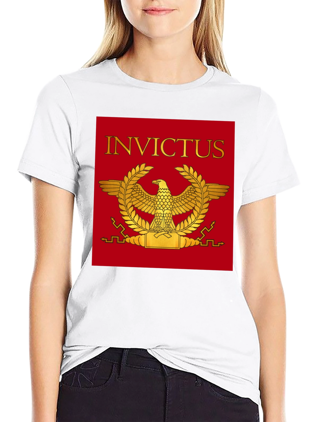 Invictus Roman Eagle Graphic T-Shirt