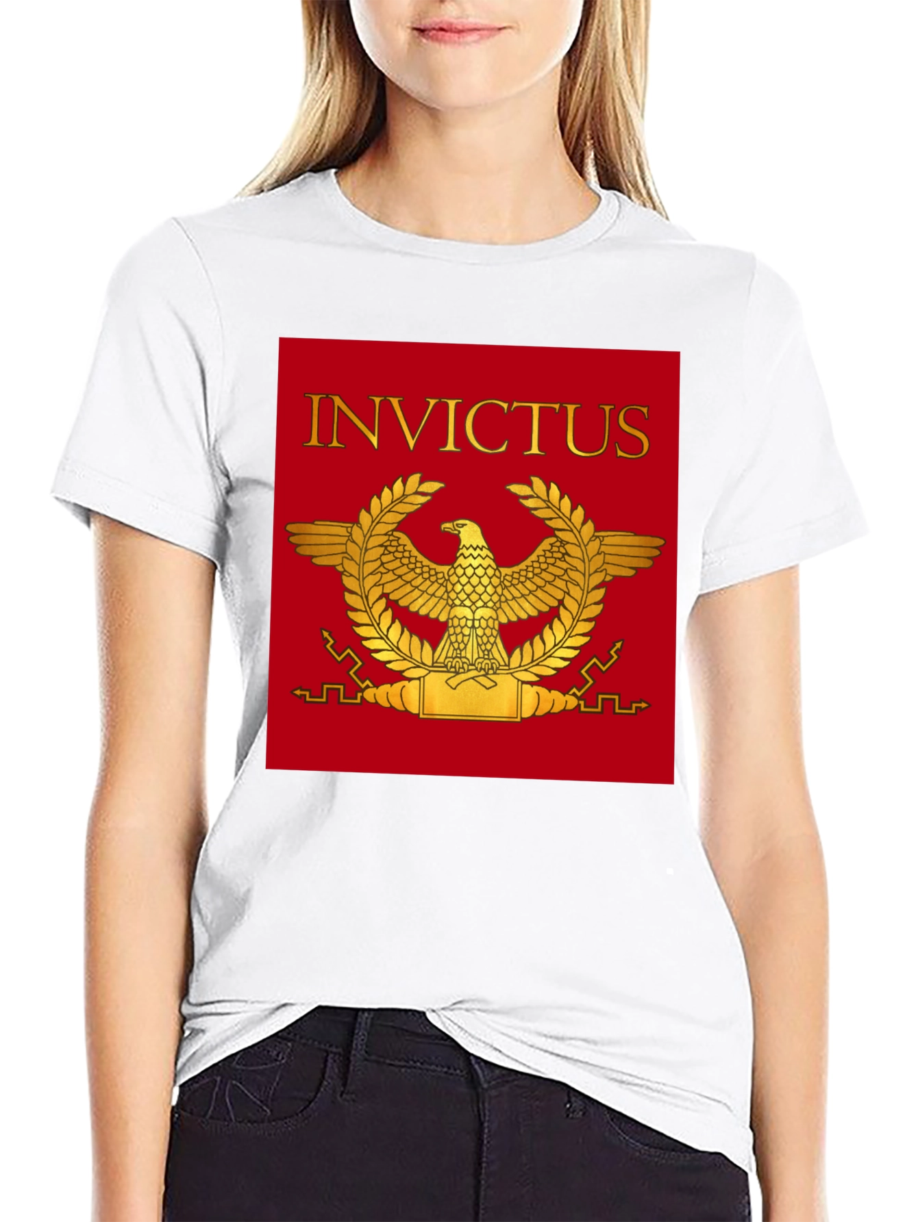Invictus Roman Eagle Graphic T-Shirt