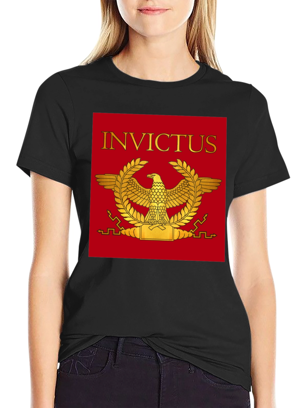 Invictus Roman Eagle Graphic T-Shirt
