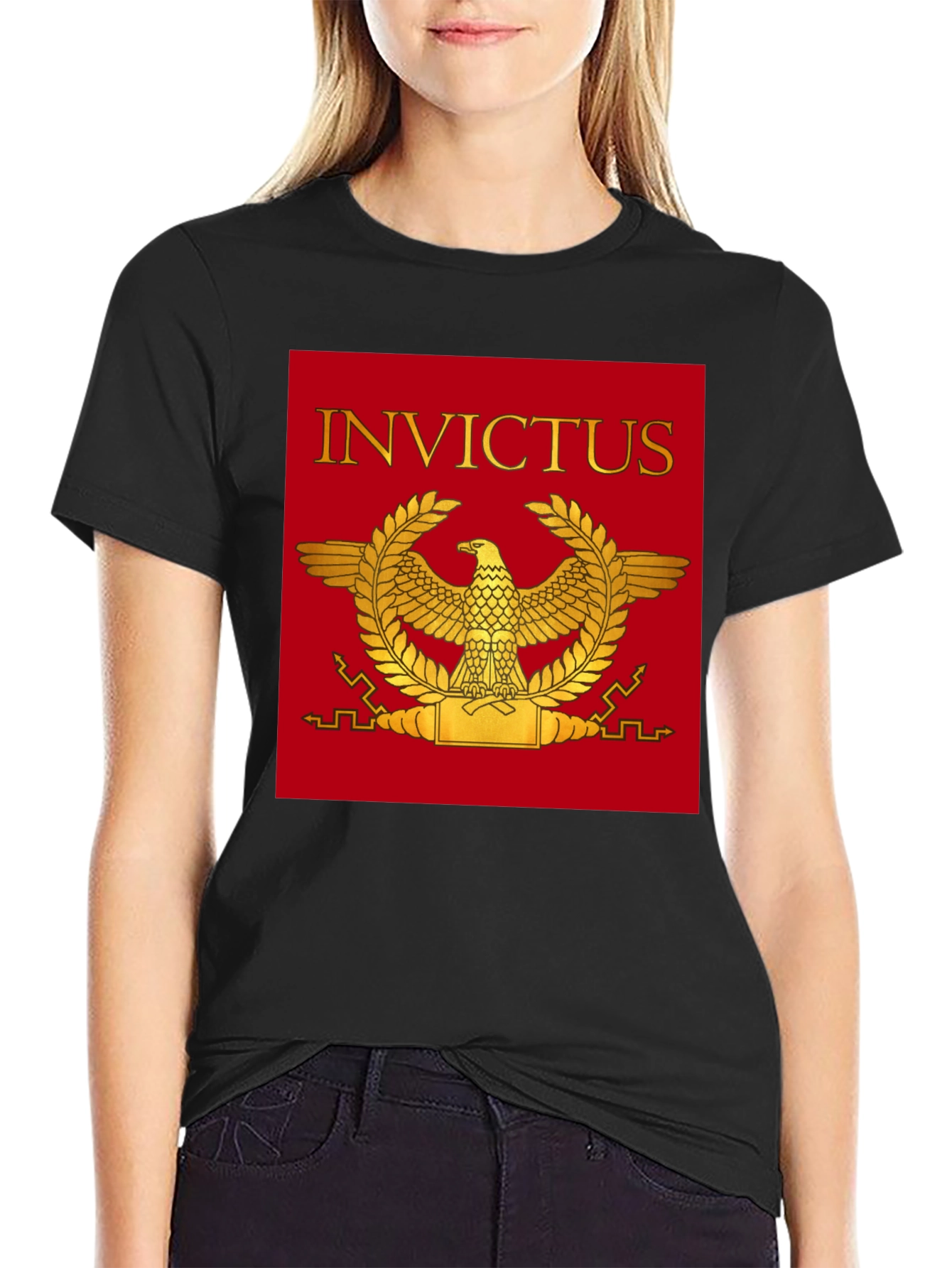 Invictus Roman Eagle Graphic T-Shirt