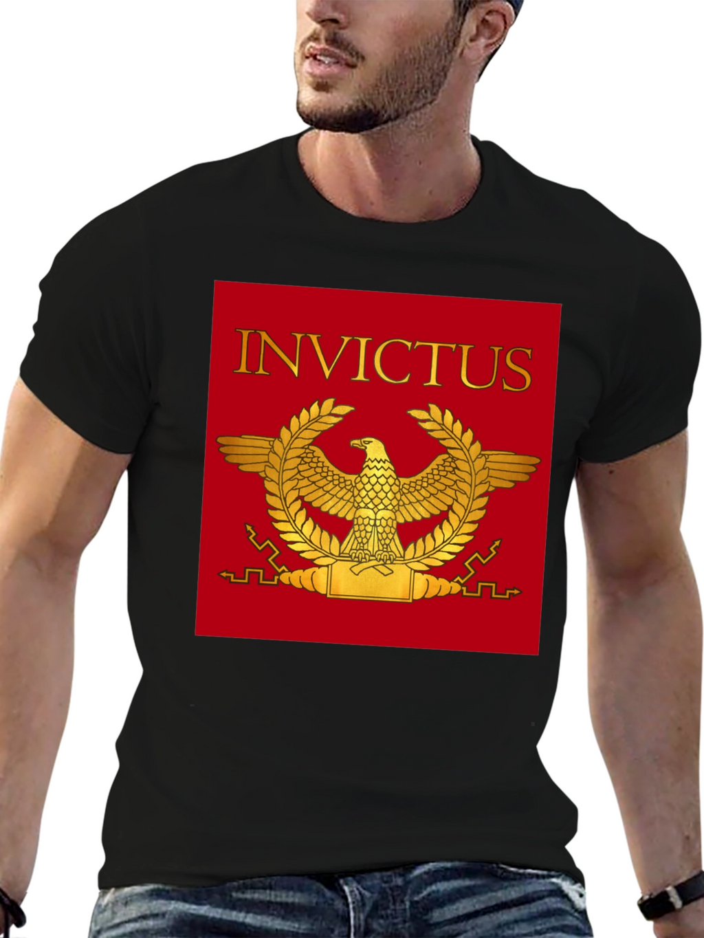 Invictus Roman Eagle Graphic T-Shirt