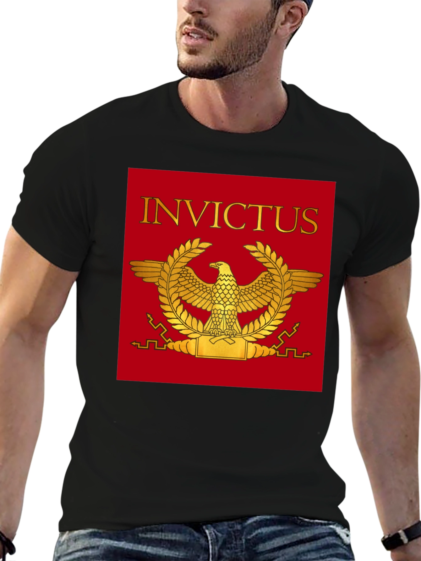Invictus Roman Eagle Graphic T-Shirt