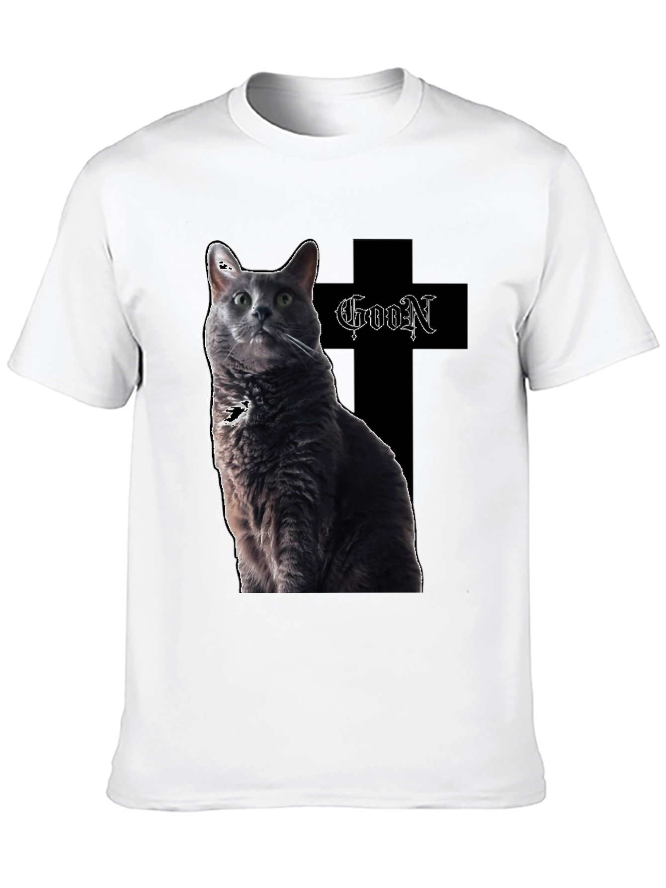 Goon Cat T-Shirt - Black Graphic Tee