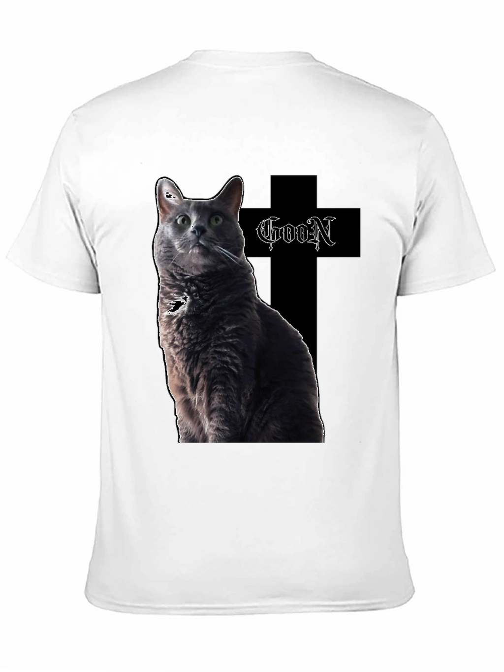 Goon Cat T-Shirt - Black Graphic Tee