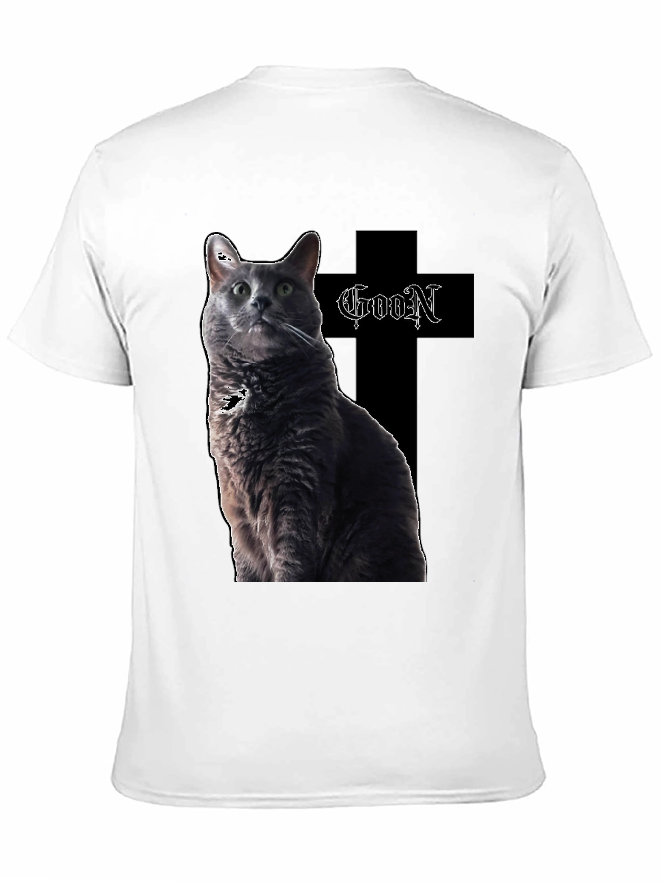 Goon Cat T-Shirt - Black Graphic Tee
