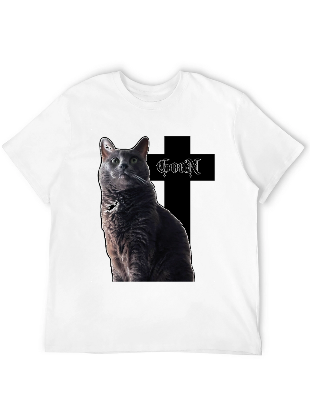 Goon Cat T-Shirt - Black Graphic Tee