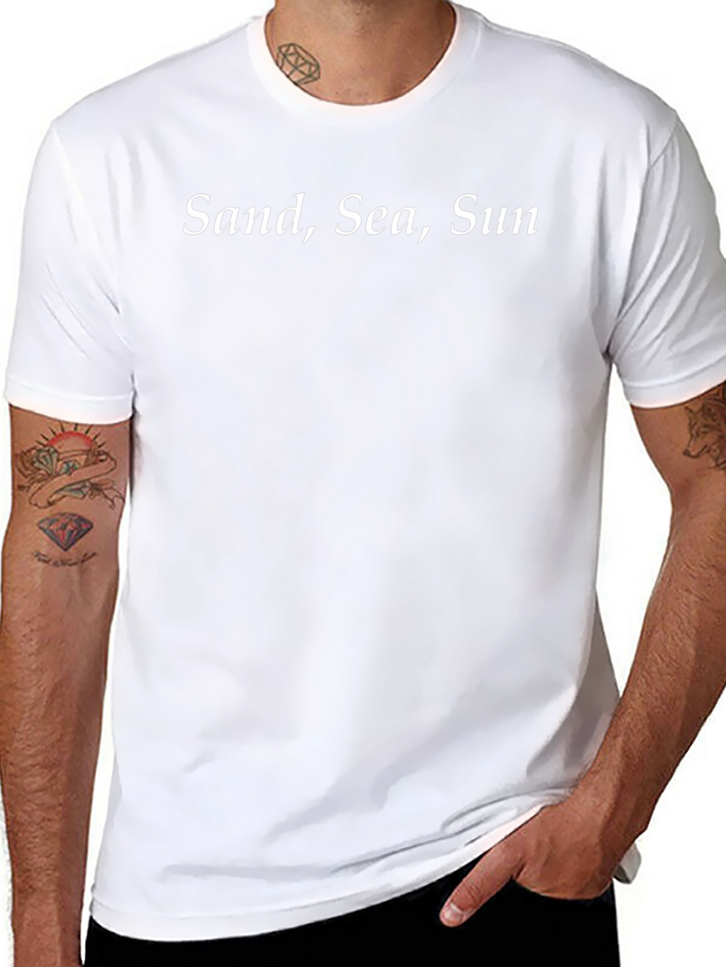 Sand Sea Sun Graphic T-Shirt