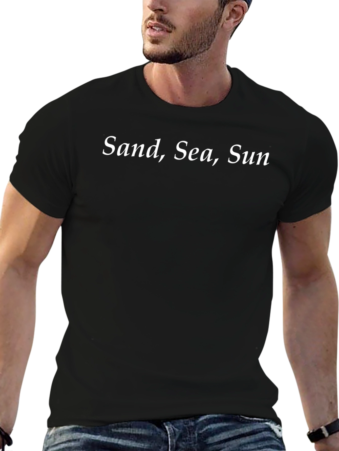 Sand Sea Sun Graphic T-Shirt