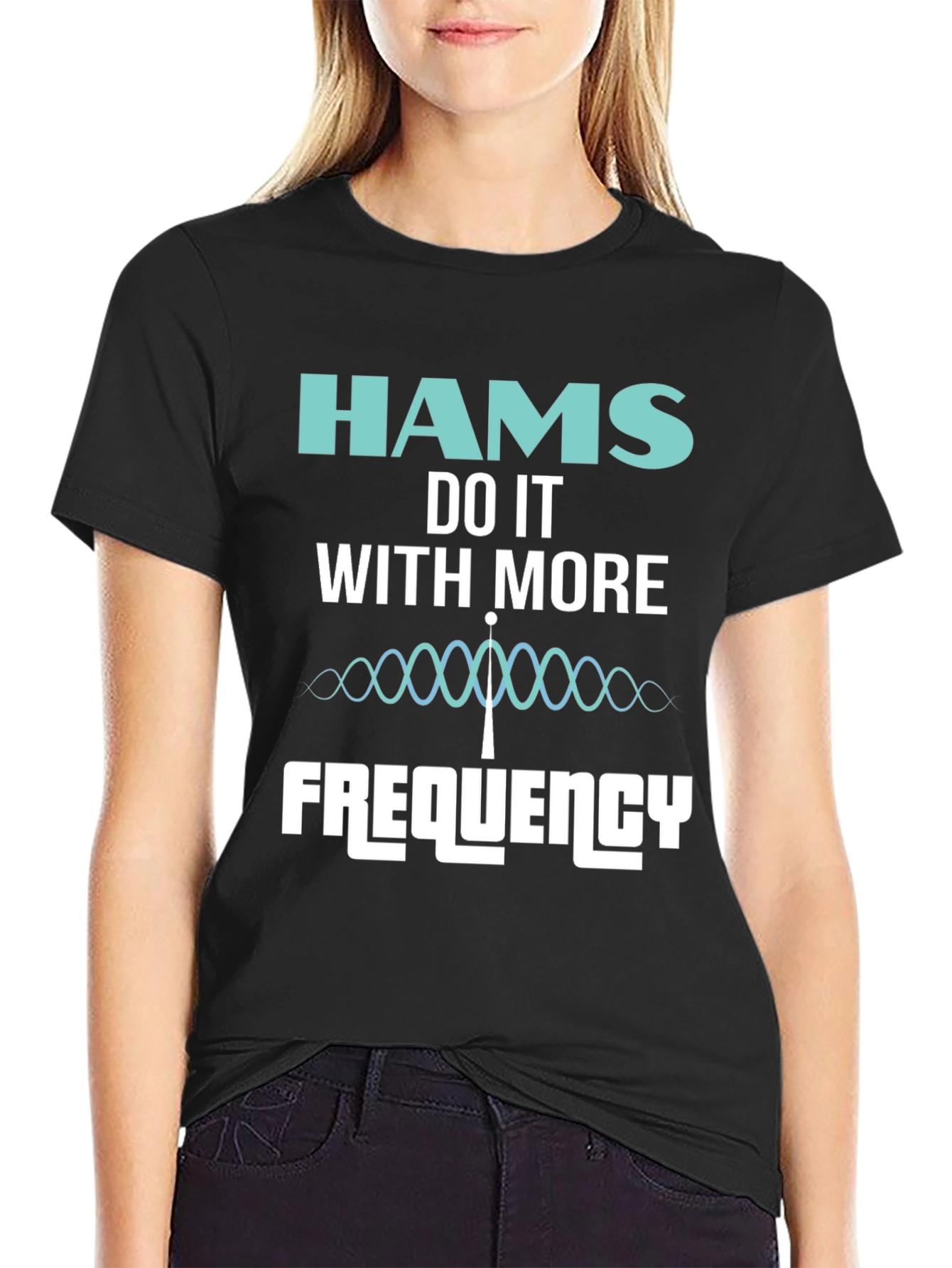 HAMS Do It With More Frequency T-Shirt - Black