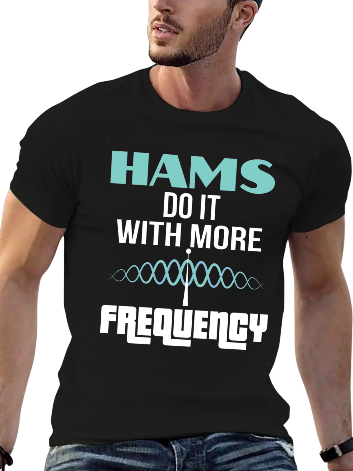 HAMS Do It With More Frequency T-Shirt - Black