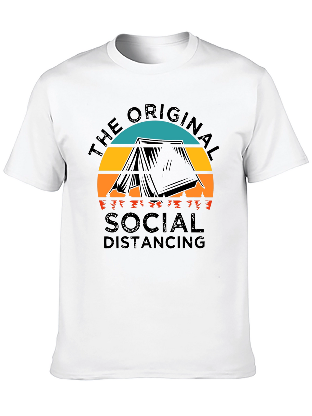 The Original Social Distancing Camping T-Shirt
