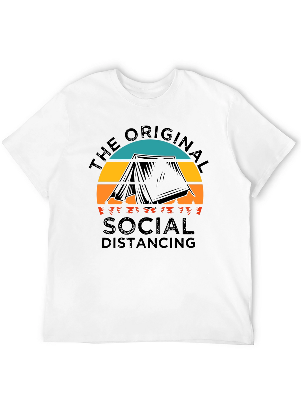 The Original Social Distancing Camping T-Shirt