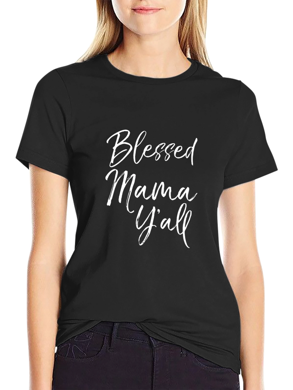 Blessed Mama Yall Graphic Tee